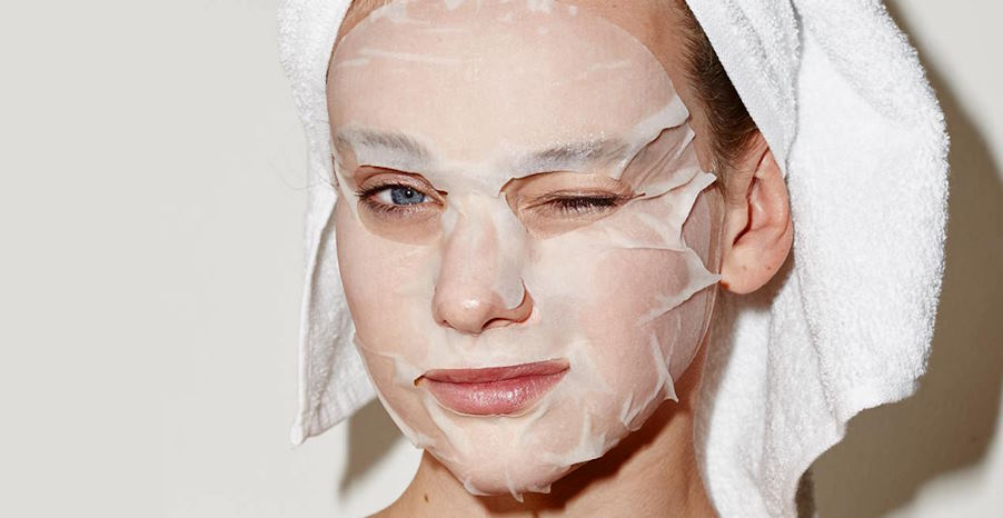 applying a sheet mask