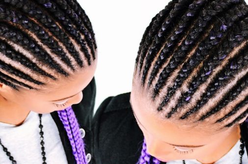 mesmerizing feed-in braids